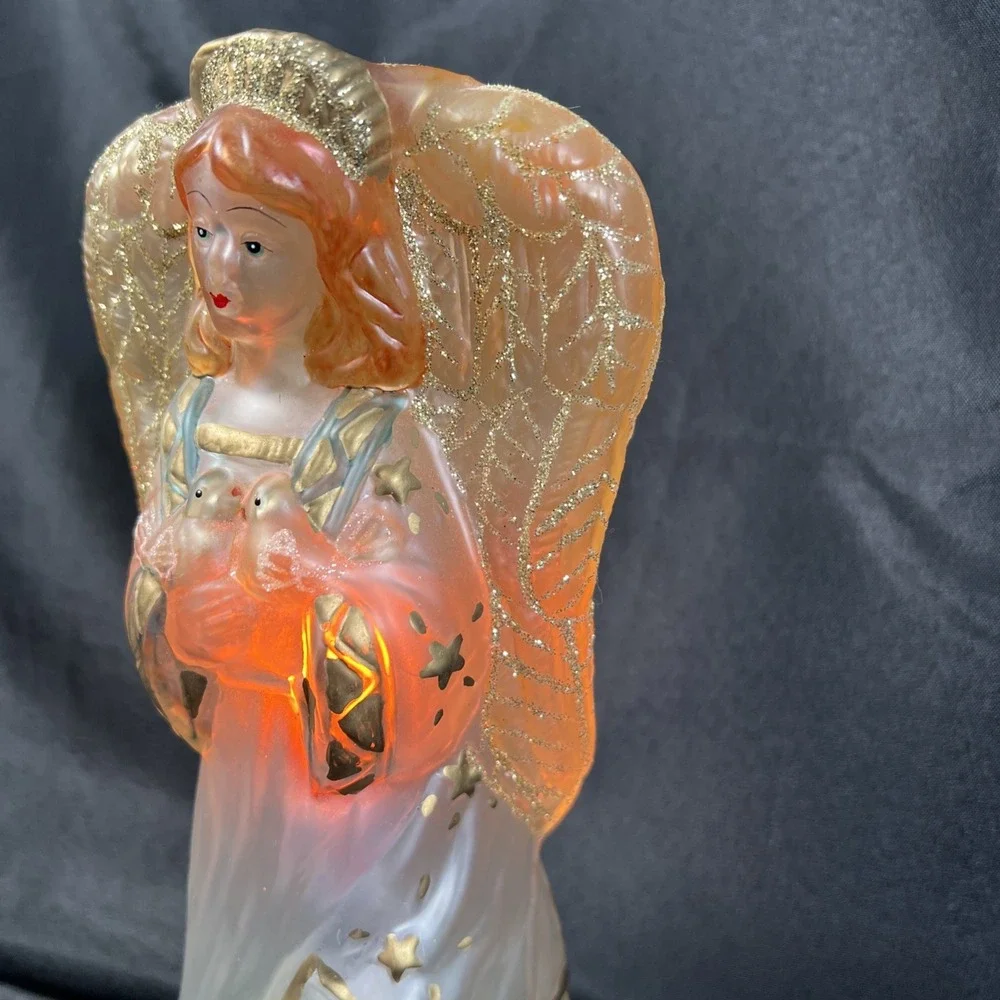 Vintage‎ Light Up Angel Figurine 11